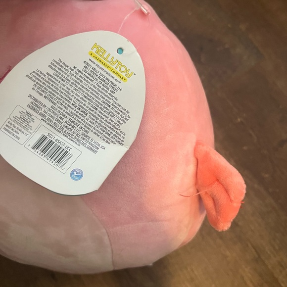 Squishmallow Sealife 8 Inch Eric the Blob Fish Pink Plushie Stuffed Animal Toy - Picture 4 of 6